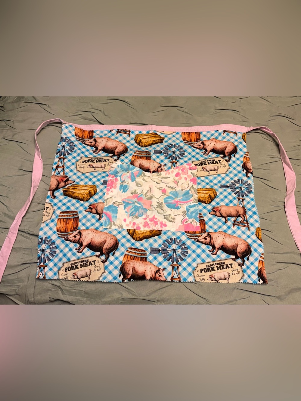 One Pig Apron One Chicken Apron- please read description- price is for both